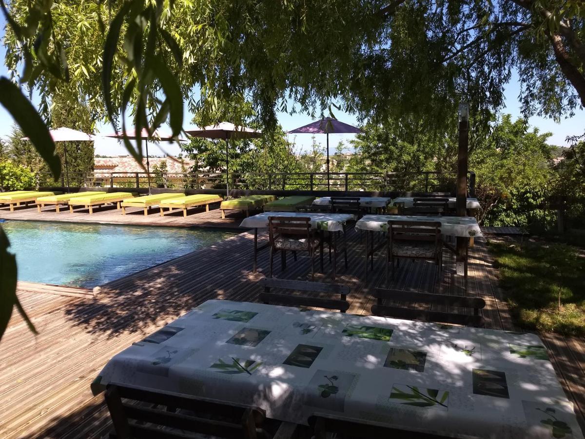 Bed and Breakfast Les Terrasses De Valensole Exterior foto