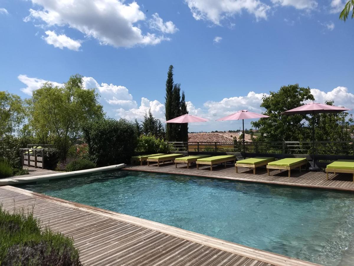 Bed and Breakfast Les Terrasses De Valensole Exterior foto