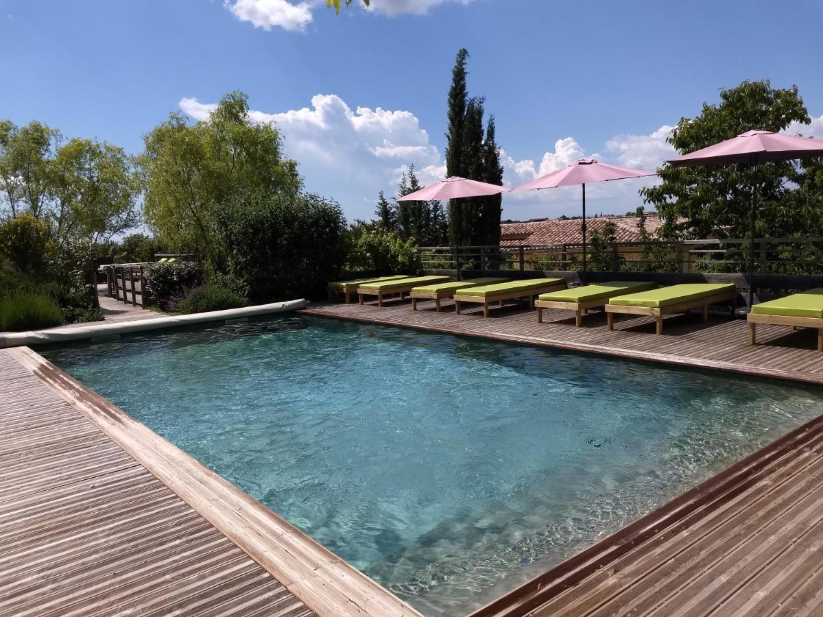 Bed and Breakfast Les Terrasses De Valensole Exterior foto