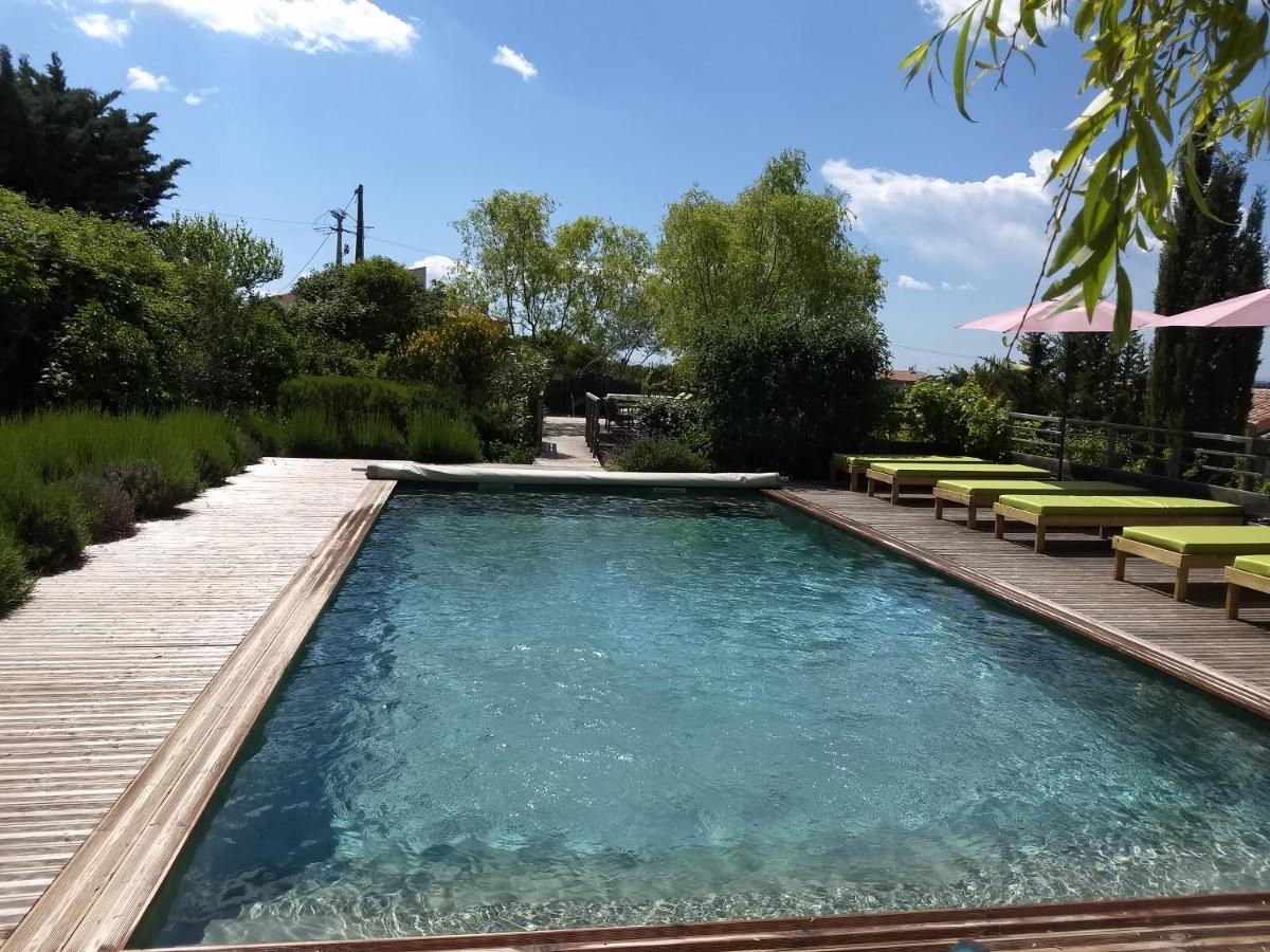 Bed and Breakfast Les Terrasses De Valensole Exterior foto