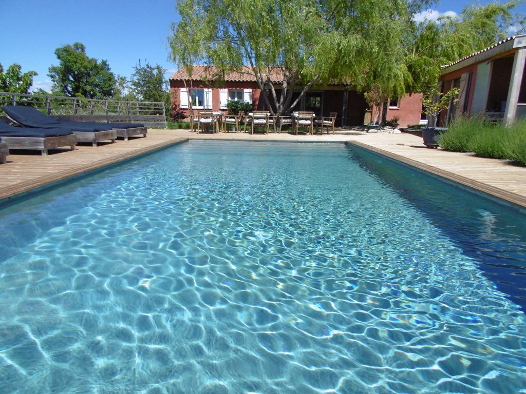 Bed and Breakfast Les Terrasses De Valensole Exterior foto