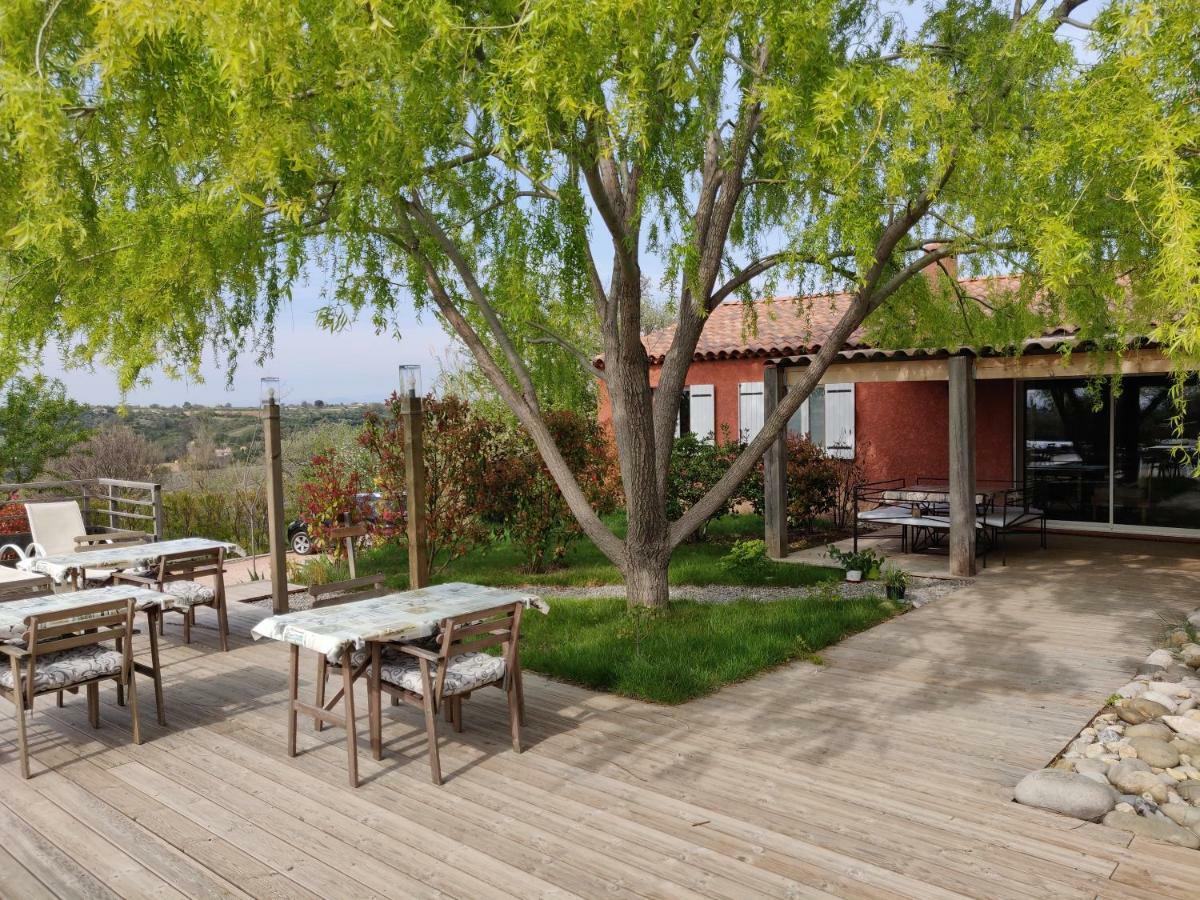 Bed and Breakfast Les Terrasses De Valensole Exterior foto