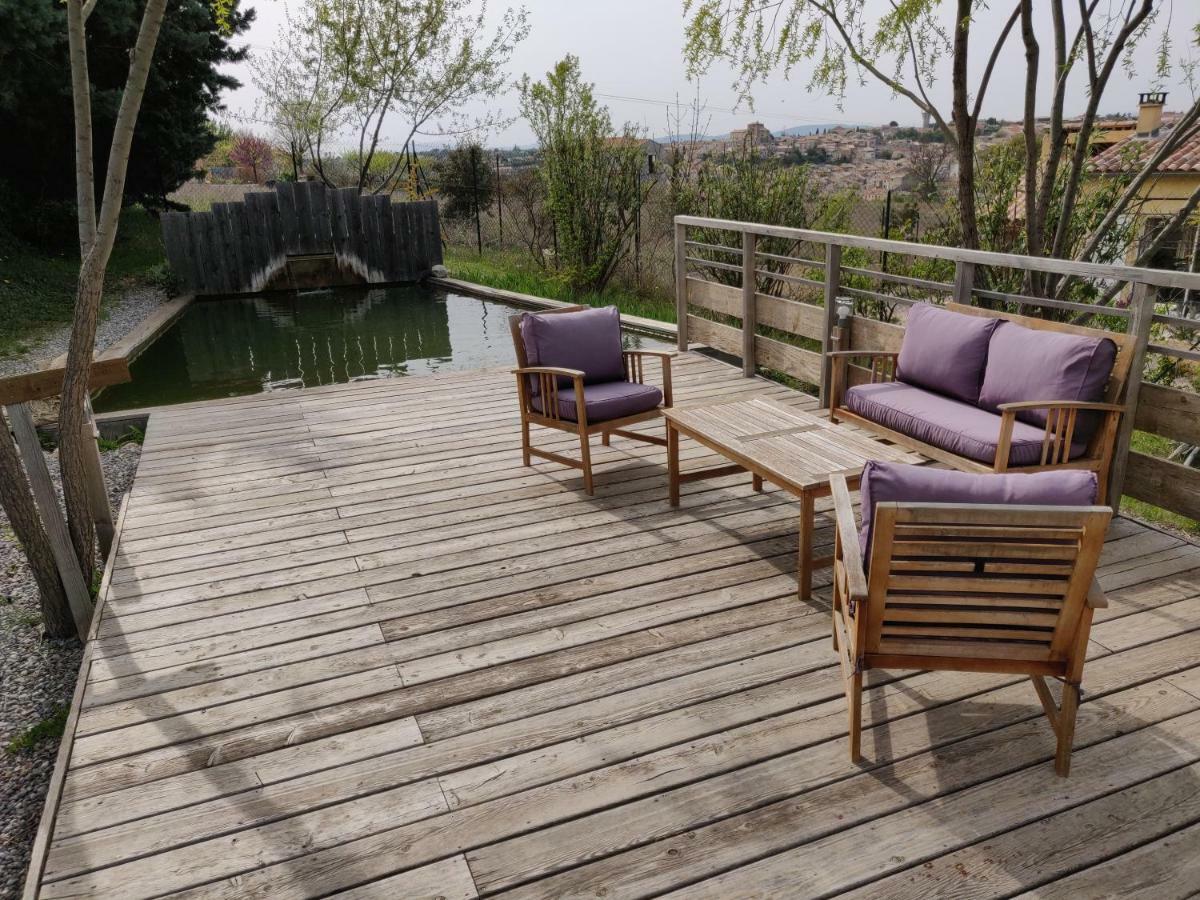 Bed and Breakfast Les Terrasses De Valensole Exterior foto